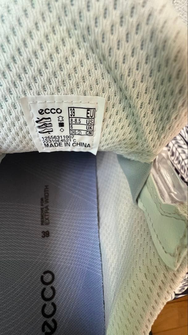 ECCO ゴルフシューズ ホワイト