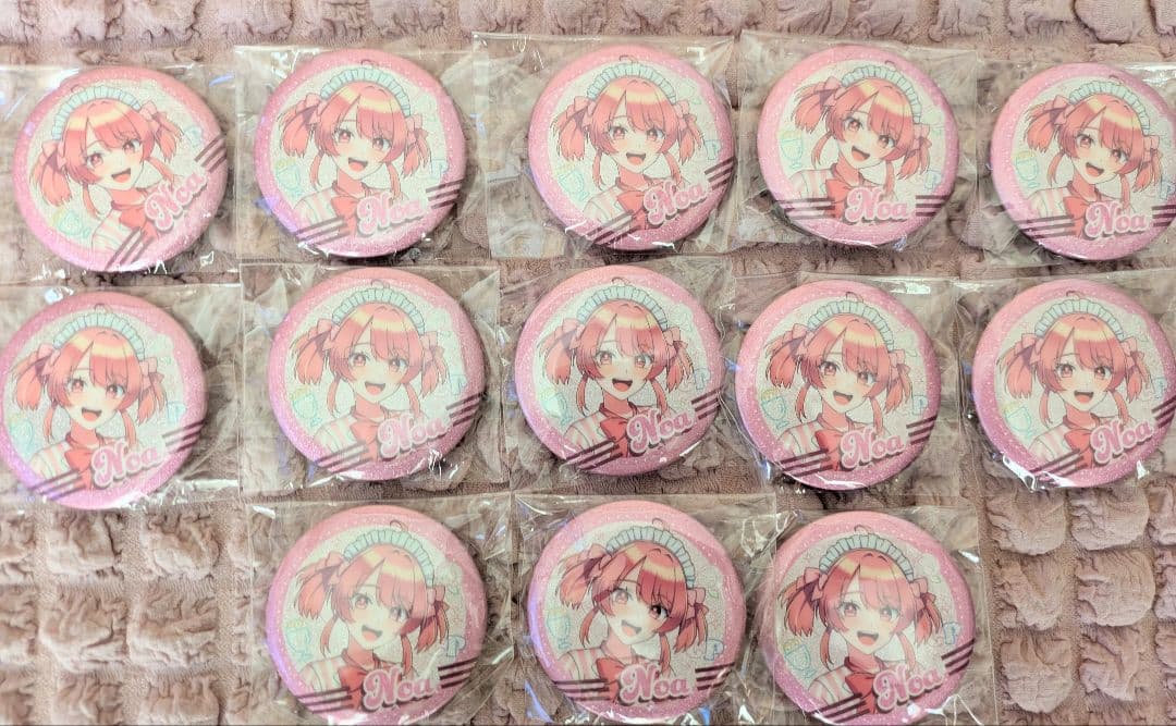 カラフルピーチ　のあさん　ダイナー缶バッジ×13