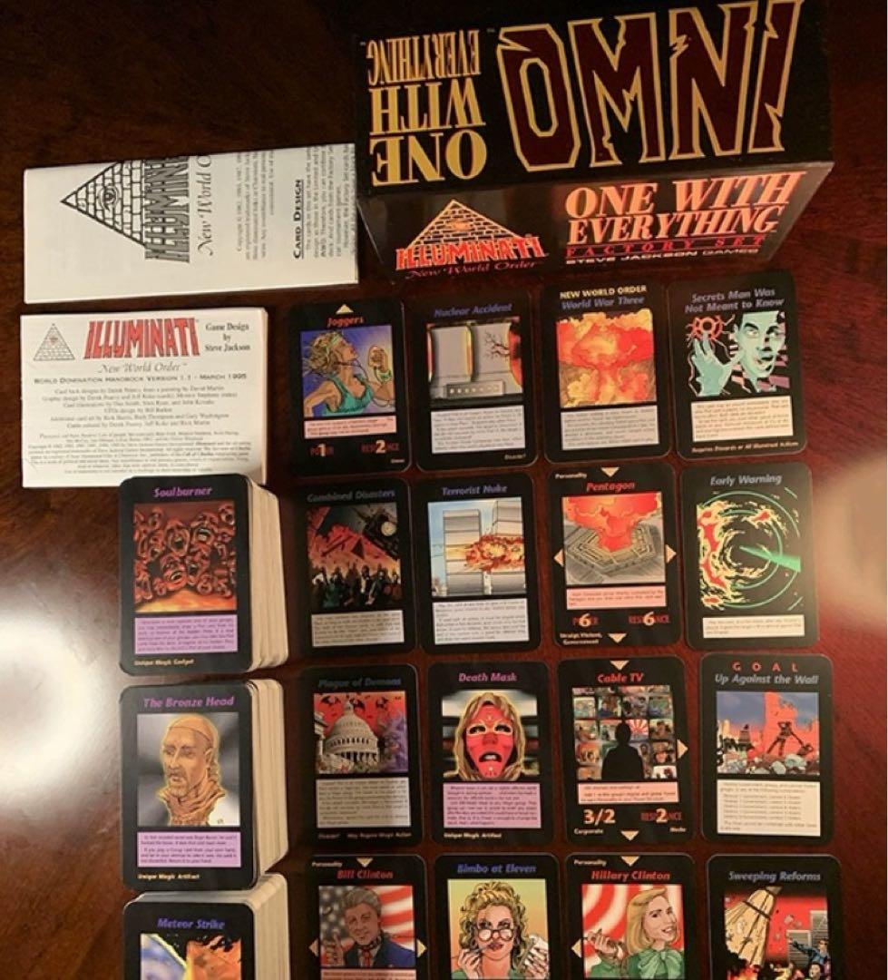 即発送★未開封正規品★イルミナティカード450拡張カード84枚フルセット534枚