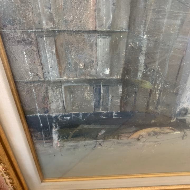 フランス三大天才画家　ジャン　クロード　シェネ　油彩12号Mサンジェルマン・パリ