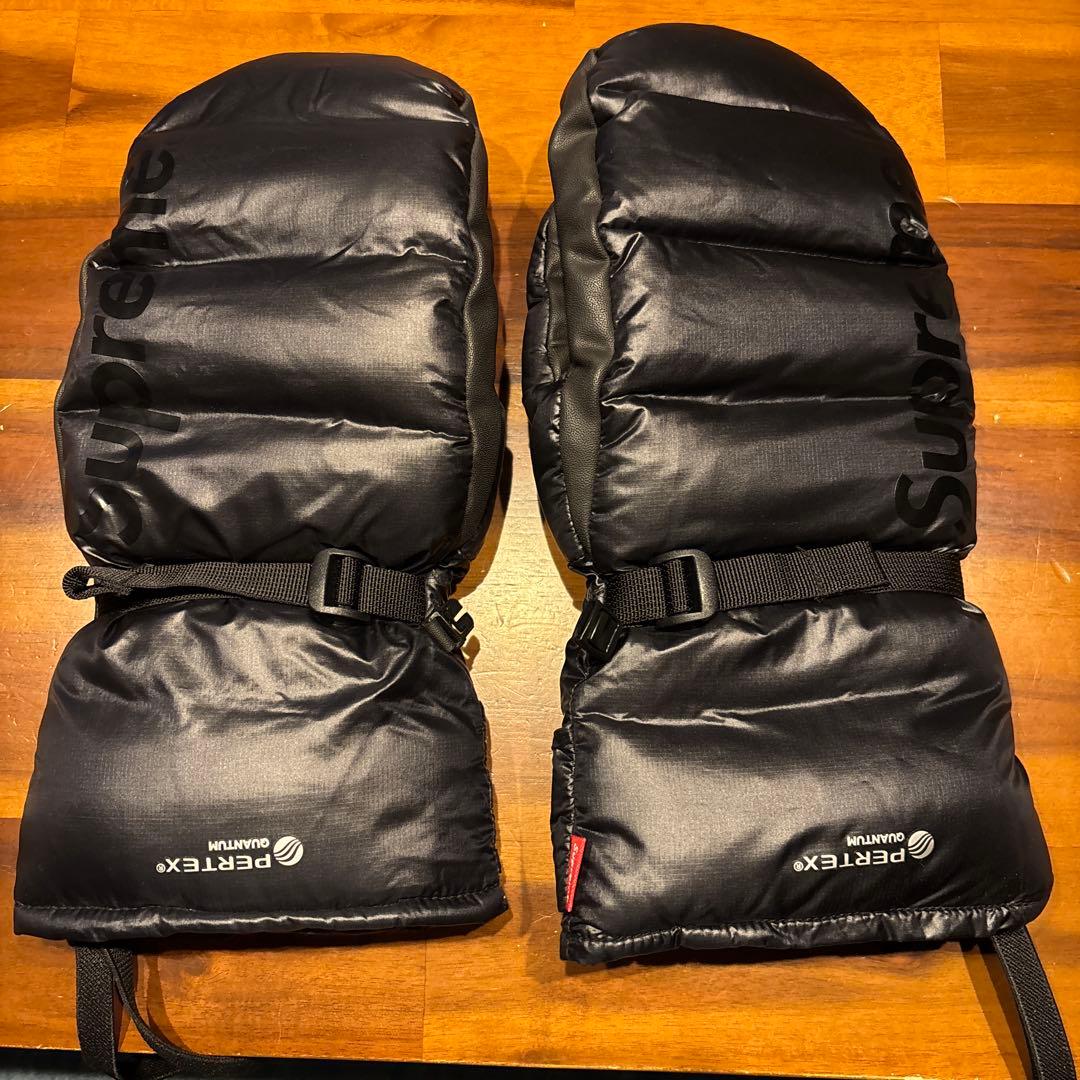 Supreme ダウンミトン ブラック フリーサイズ