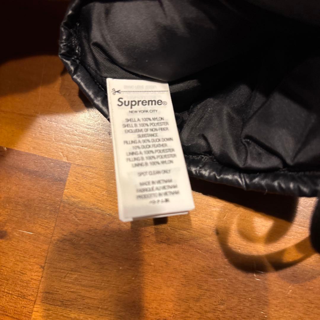 Supreme ダウンミトン ブラック フリーサイズ