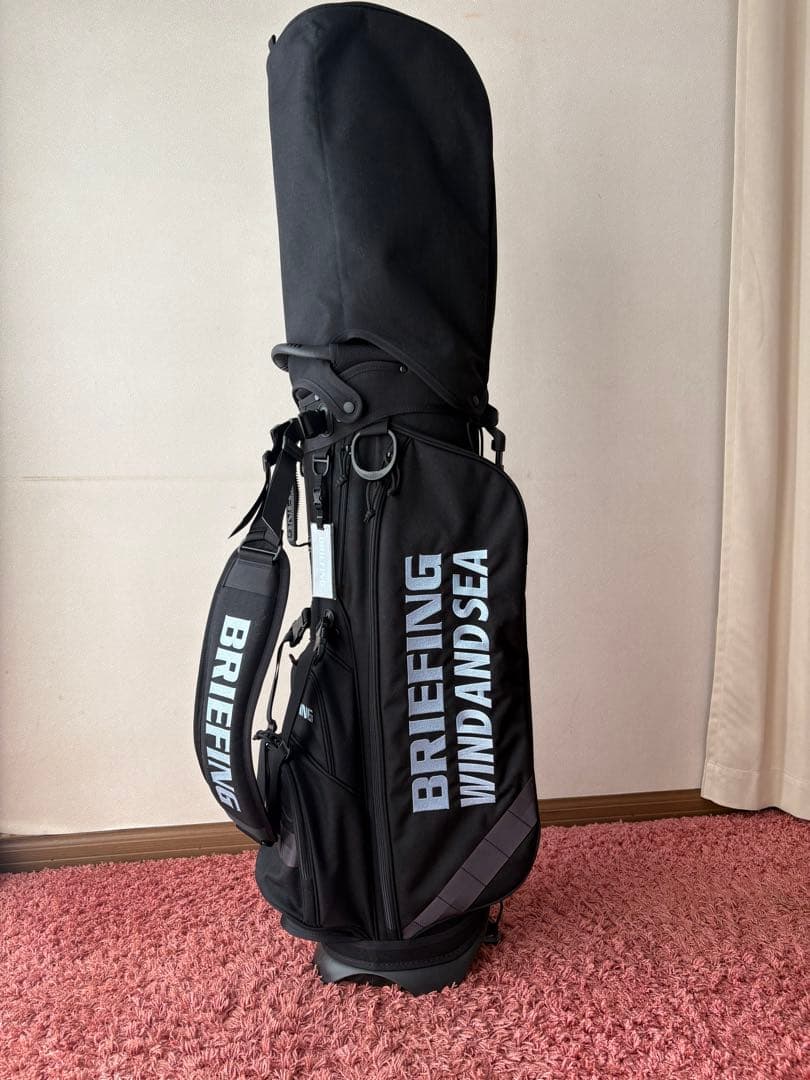 BRIEFING WIND AND SEA キャディバッグ ブラック