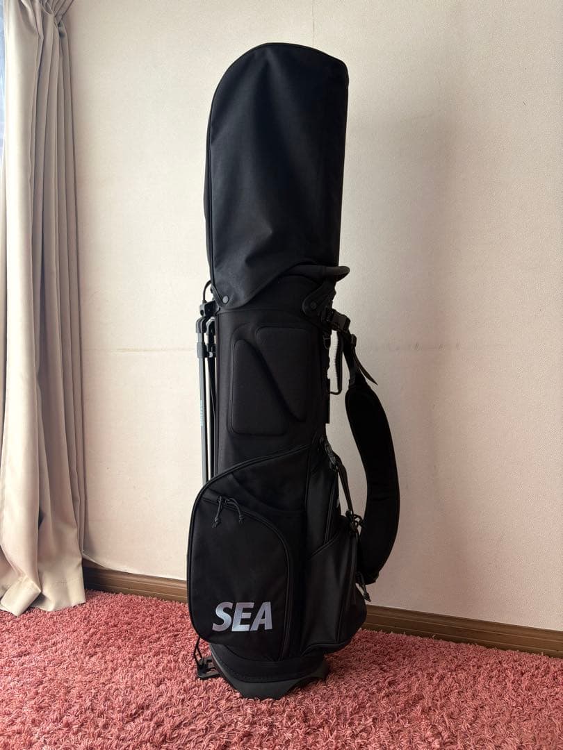 BRIEFING WIND AND SEA キャディバッグ ブラック