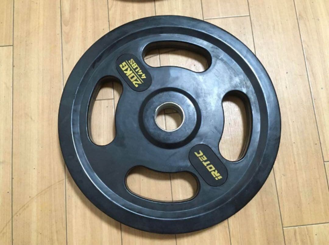 ②アイロテックIROTEC プレート20kg x 1枚穴径50mm(同時購入)