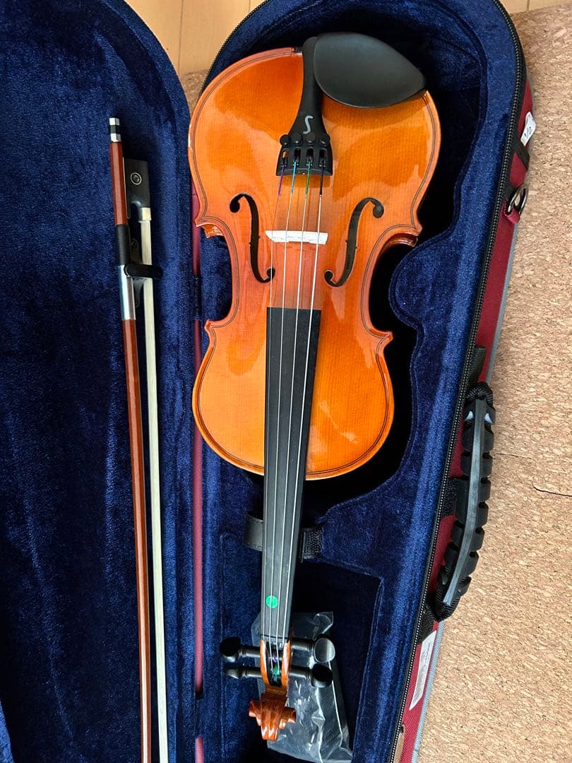 木製バイオリン（子供用4分の1サイズ）