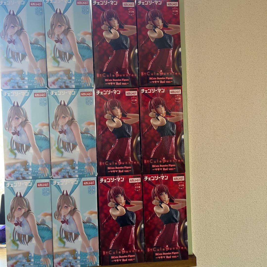 ラウンドワン限定チェンソーマン マキマ パワー バニーフィギュア12個セット
