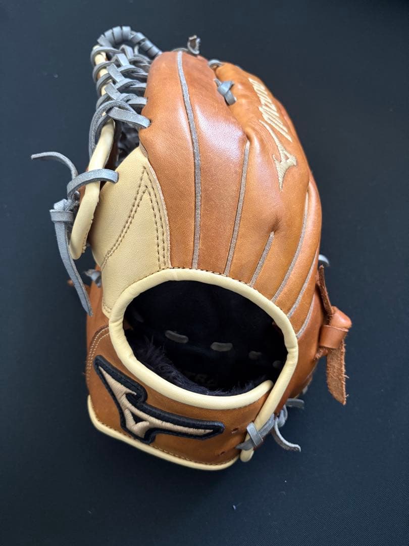 Mizuno 硬式グローブ 左投げ用 ブラウン/ベージュ