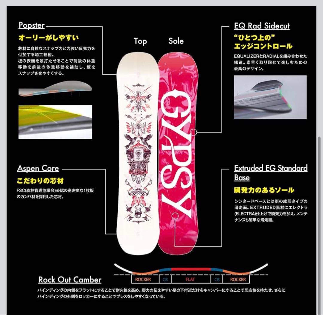 ★良品★ケース付★ SALOMON GUPSY 138 サロモン レディース