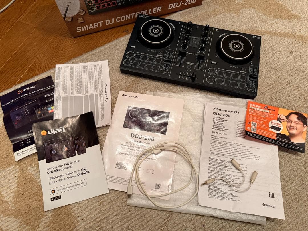 【美品】Pioneer DDJ-200 Bluetooth DJコントローラー