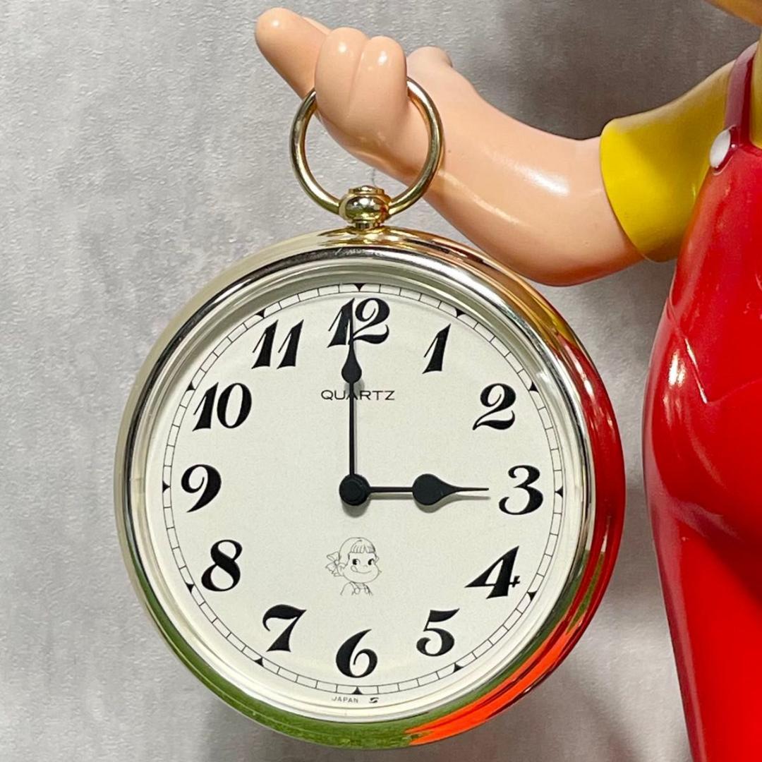 【超希少】不二家 ペコちゃん ウォッチングペコちゃん 懐中時計 人形 フィギュア