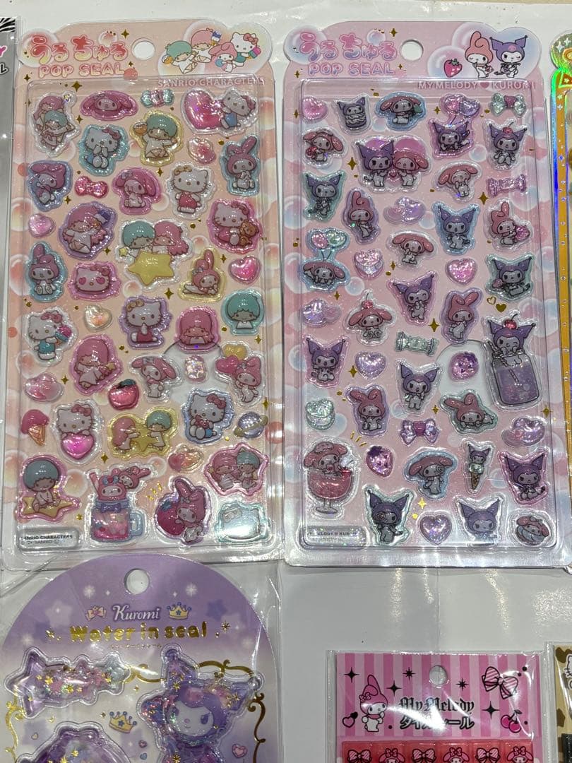 【正規品】サンリオ　うるちゅる　シール15枚セット