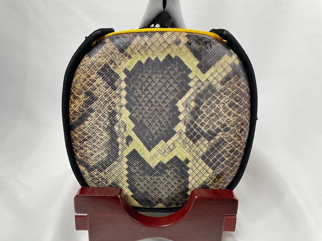 沖縄三線 ビンテージ人工皮 樫木棹