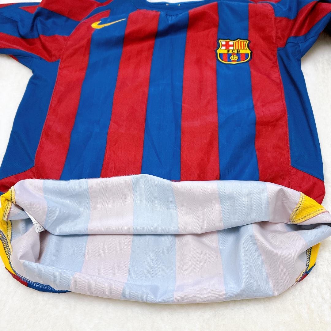 NIKE バルセロナ ユニフォーム プジョル 5番 M 長袖 バルサ FCB