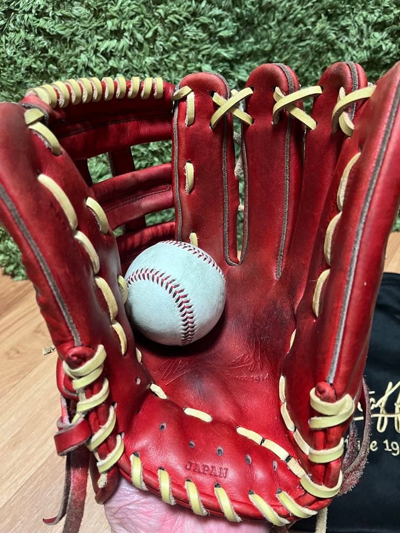 ウィルソンスタッフ 硬式外野手用グラブ D8型 Eオレンジ HWED8D