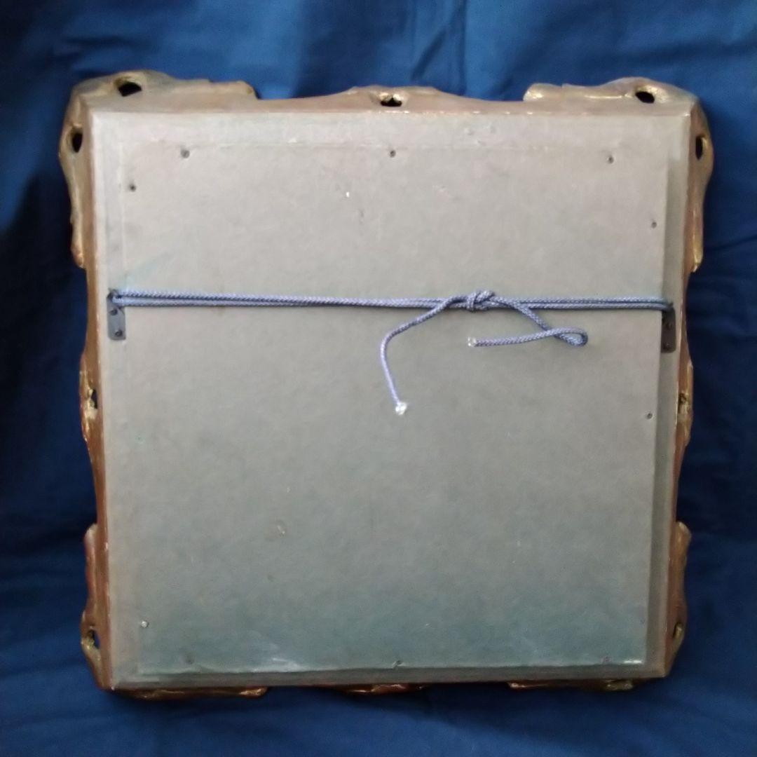 メトラッハ(METTLACH)額装陶板画パテシュールパテ『ニンフとキューピッド』