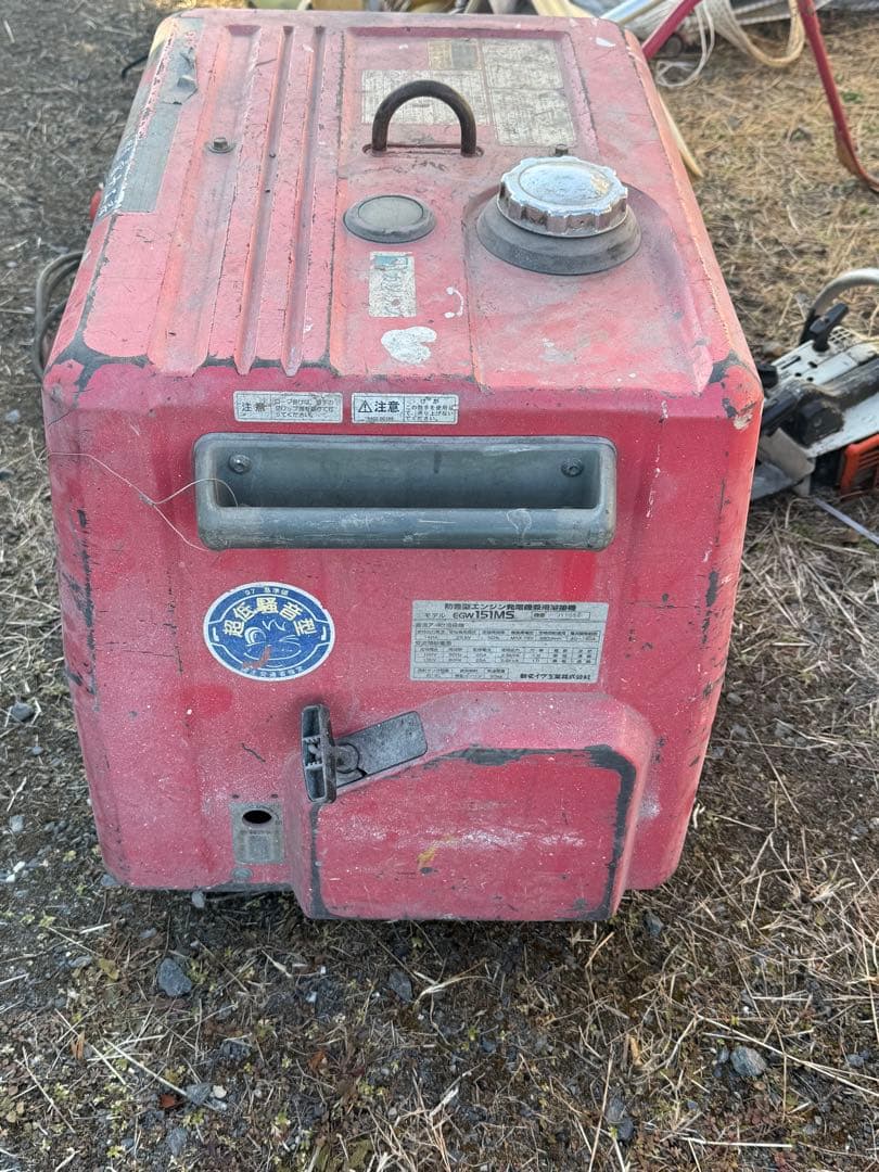 新ダイワ 防音型エンジン発電機兼用溶接機 EGW151MS（動作確認済み）