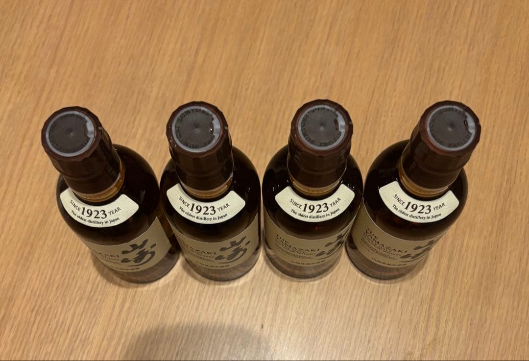 山崎ウイスキー　ミニボトル180ml×4本　新品未開封品