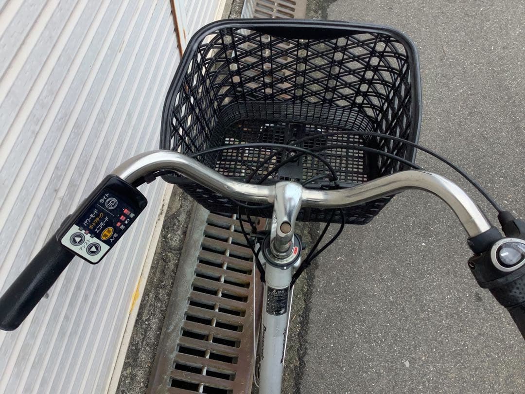 パナソニック新機種電動アシスト自転車viviTX26インチシルバーボディー