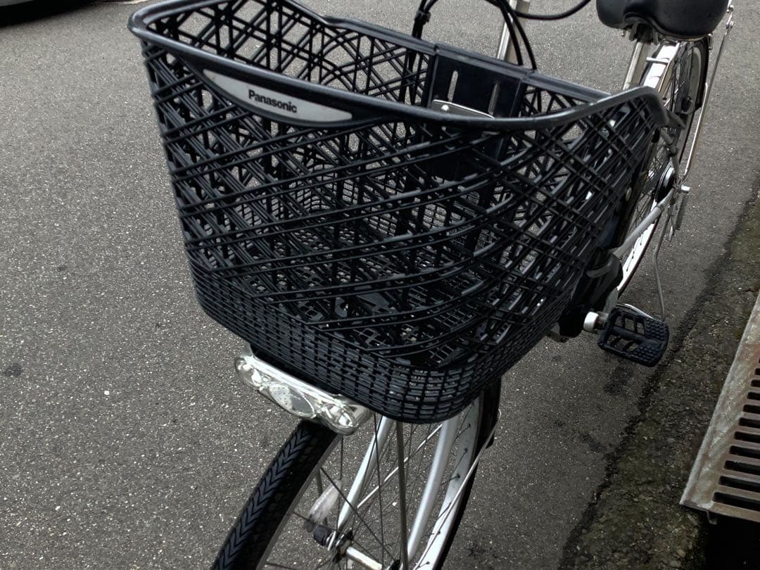パナソニック新機種電動アシスト自転車viviTX26インチシルバーボディー