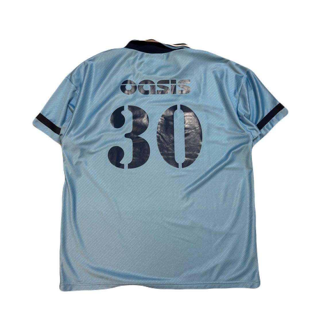 《オアシス》Oasis Live Forever シャツ 水色 30
