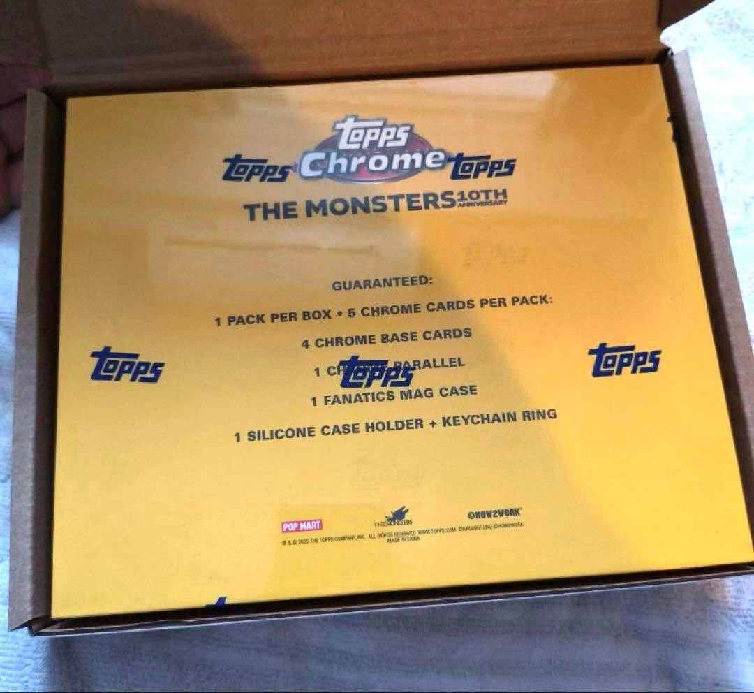 その他 2025 Topps Chrome Labubu 2 box
