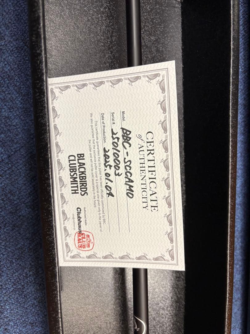 Scotty Cameron Black Birds Clubsmith パター