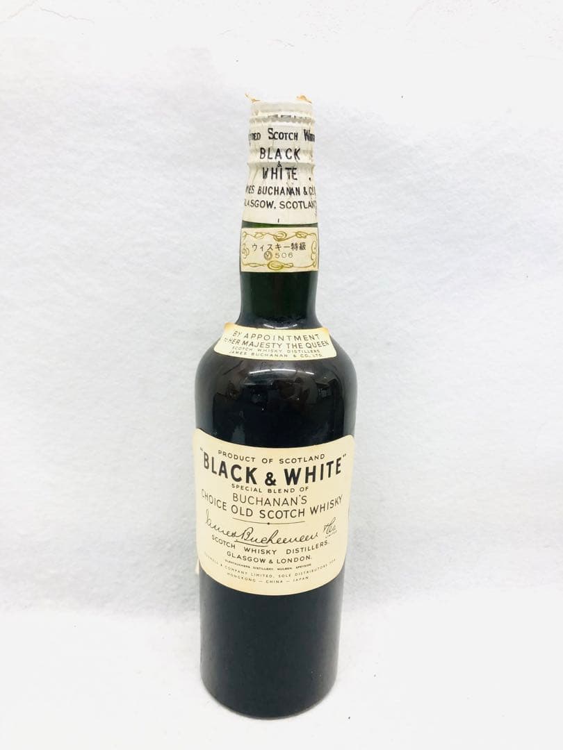 ウイスキー BLACK & WHITE CHOICE OLD SCOTCH WHISKY