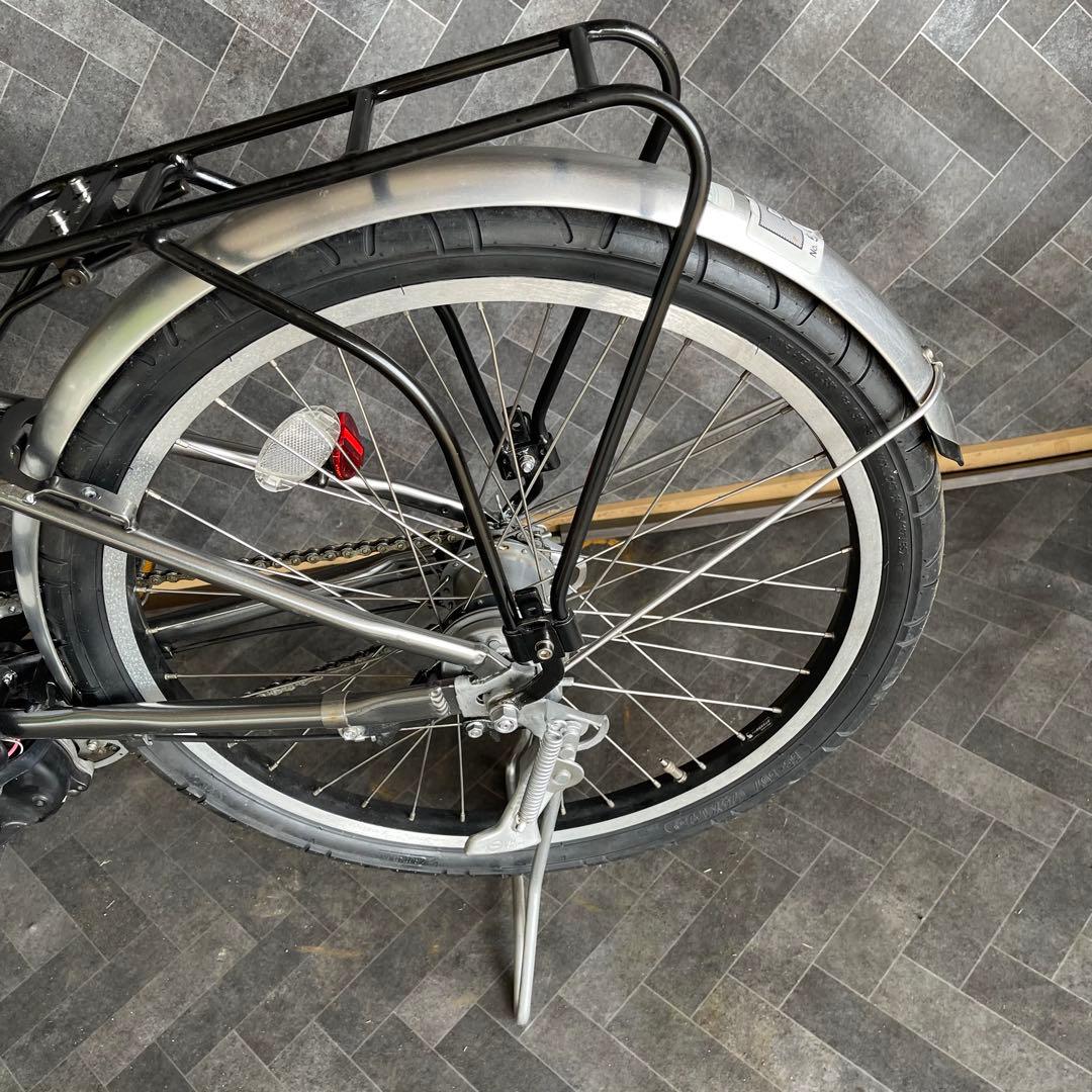 ヤマハPAS CITY V電動アシスト自転車 グレー 24インチ バスケット付き