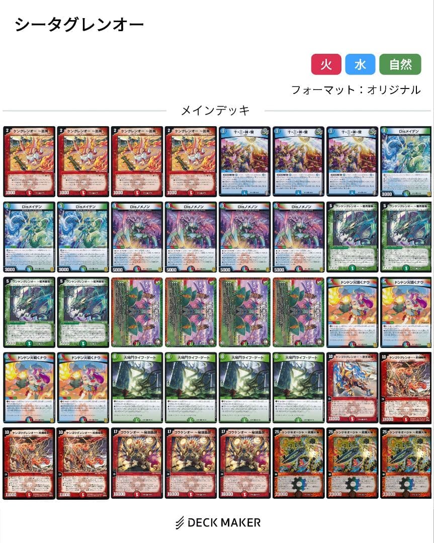 デュエルマスターズ デッキまとめ　魔導具、アビス、コンプレックスなど
