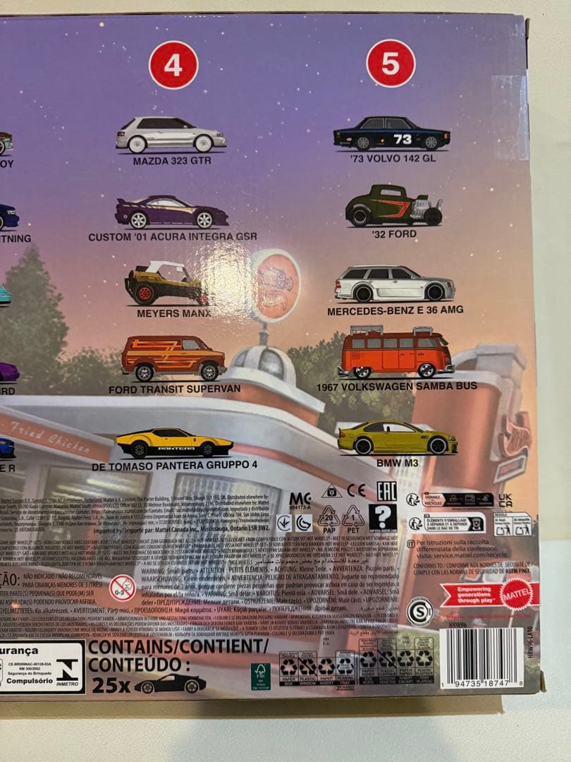 新品未開封 ホットウィール ブールバード 25カー ファクトリーセット