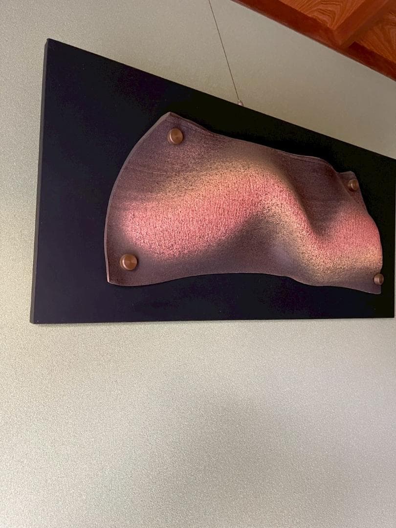 抽象的な陶板壁掛け彫刻 値下げしました