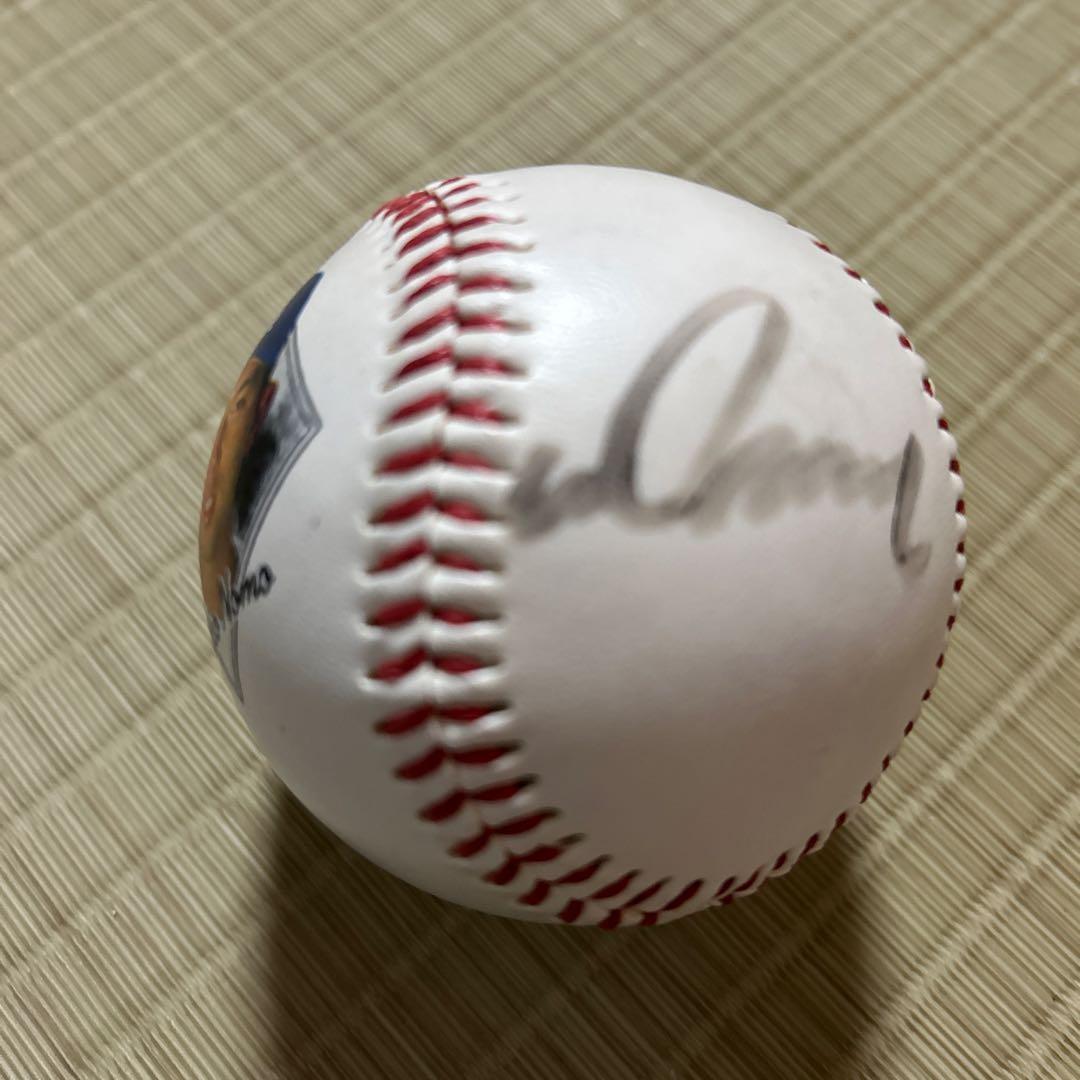 野茂英雄 フォトボール　直筆サイン入り　野球ボール