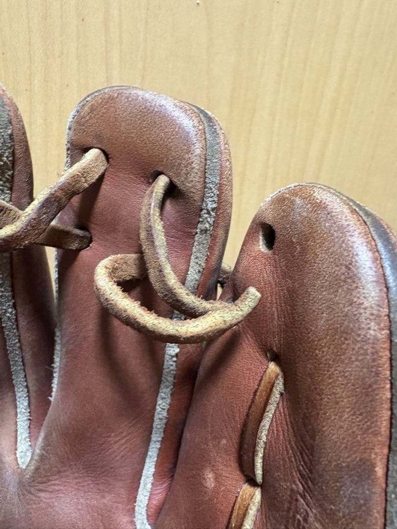 【むりかのx】ミズノプロ 硬式グローブ ブラウン