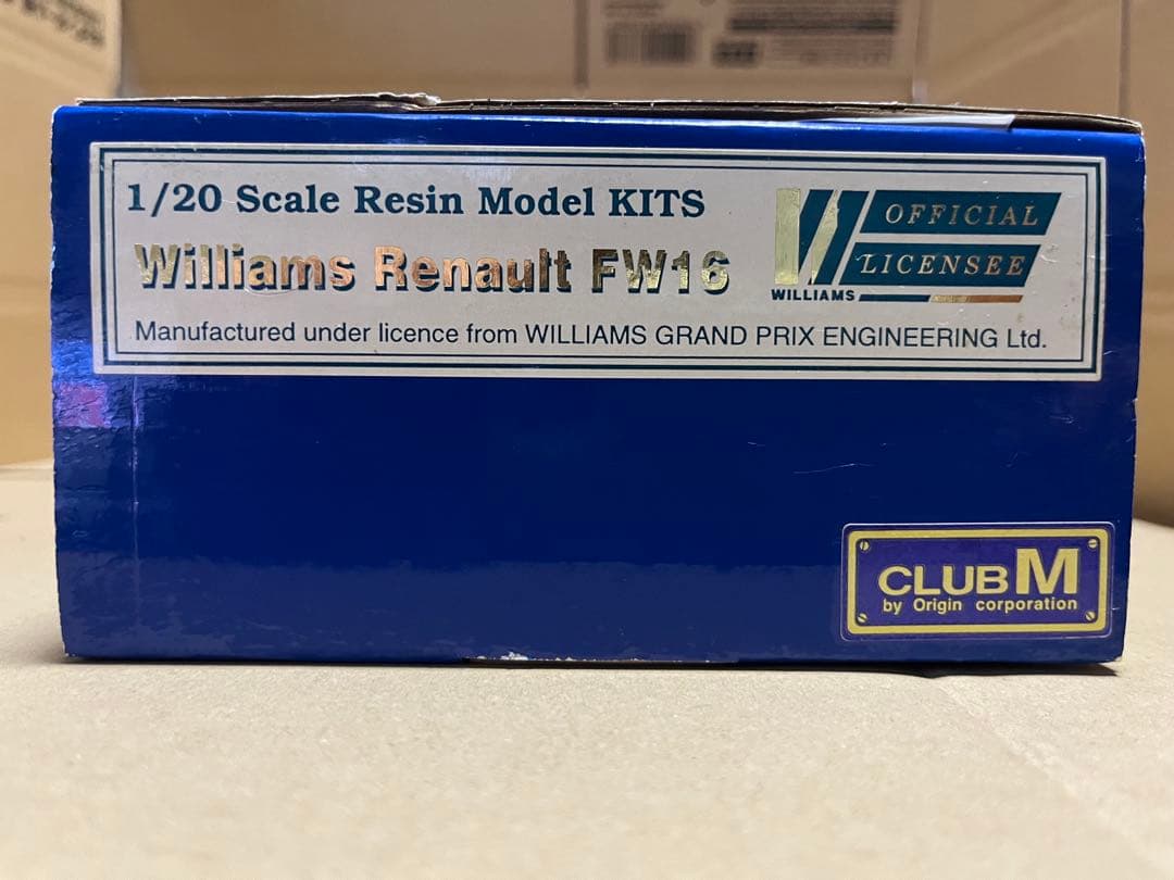 希少ウィリアムズ FW16ルノー,アイルトン・セナ,1/20レジンキット