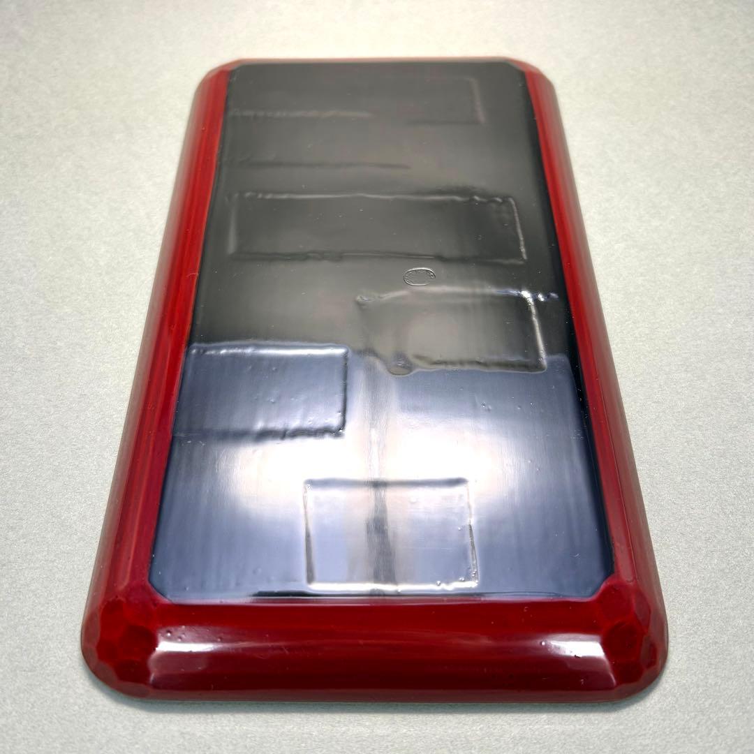 角盆　『後藤塗　香川漆器』　宗家後藤盆　朱色　讃岐漆器　お茶道具　茶道　工芸品