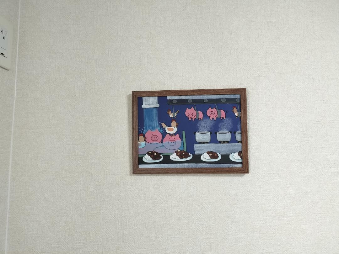 「残酷なかわいい工場2」アクリル画