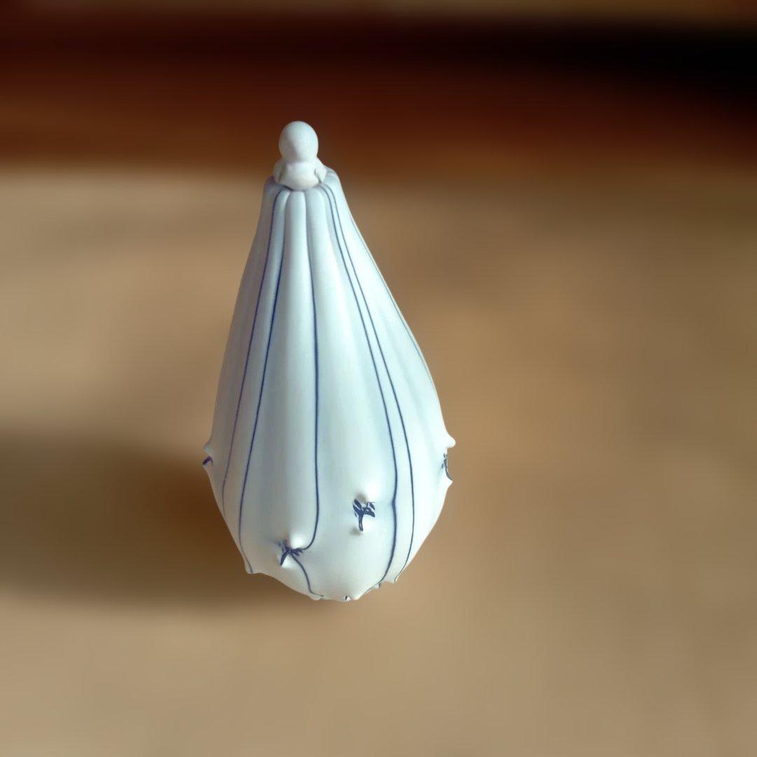 現代ガラス作家　富永一真　『～青の～』