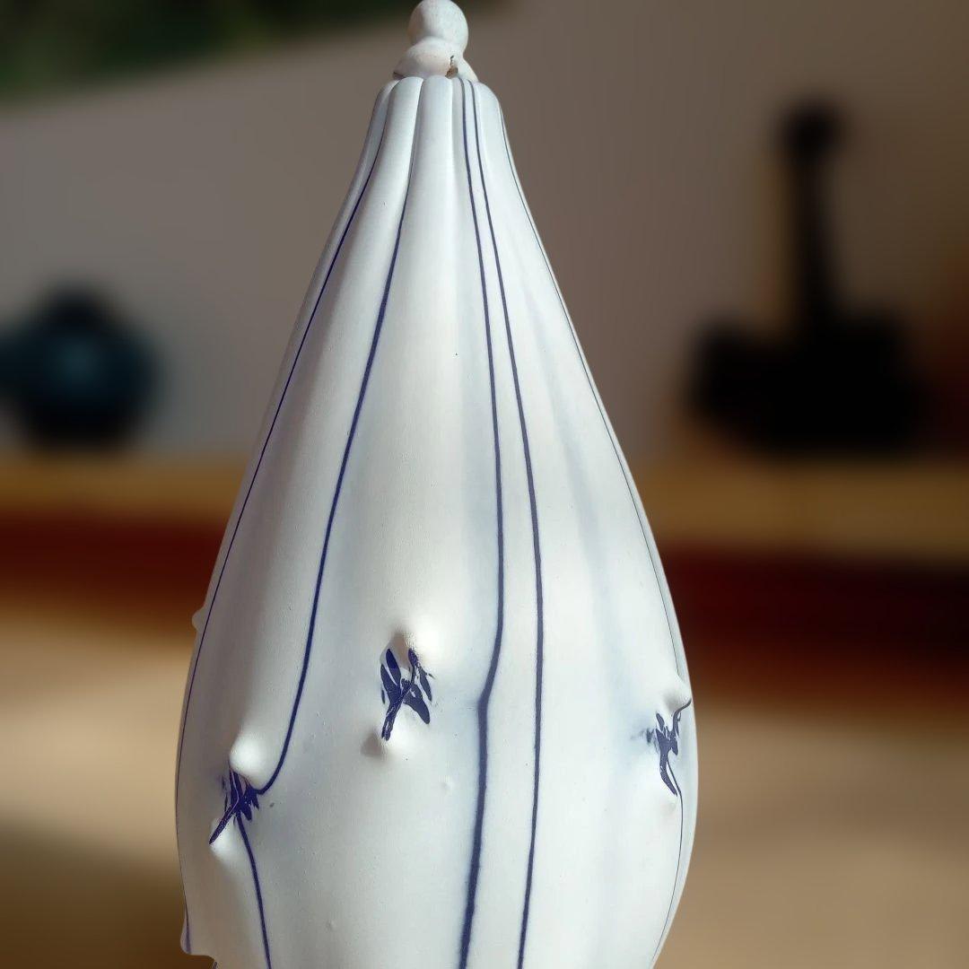 現代ガラス作家　富永一真　『～青の～』