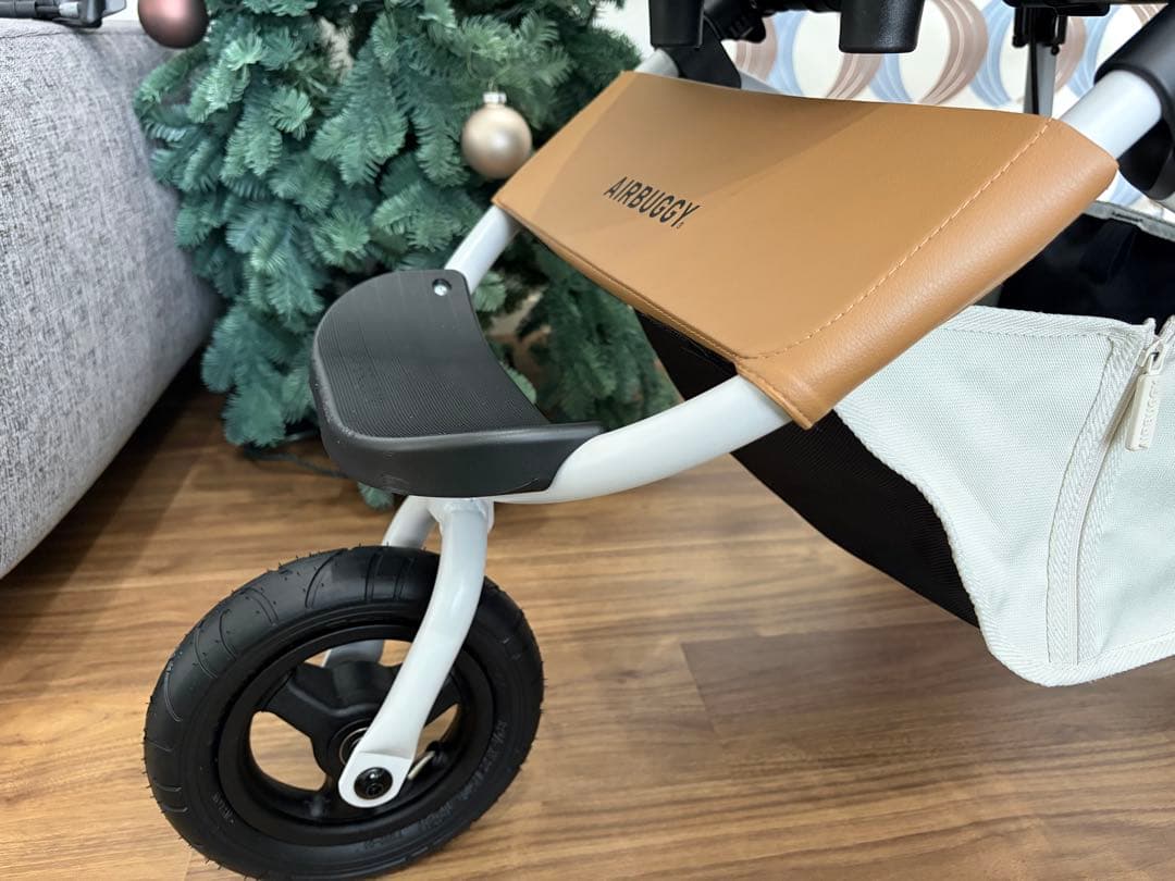 未使用に近い　エアバギー　DOME3 2ペットカート　ホワイトアッシュ　オーツ