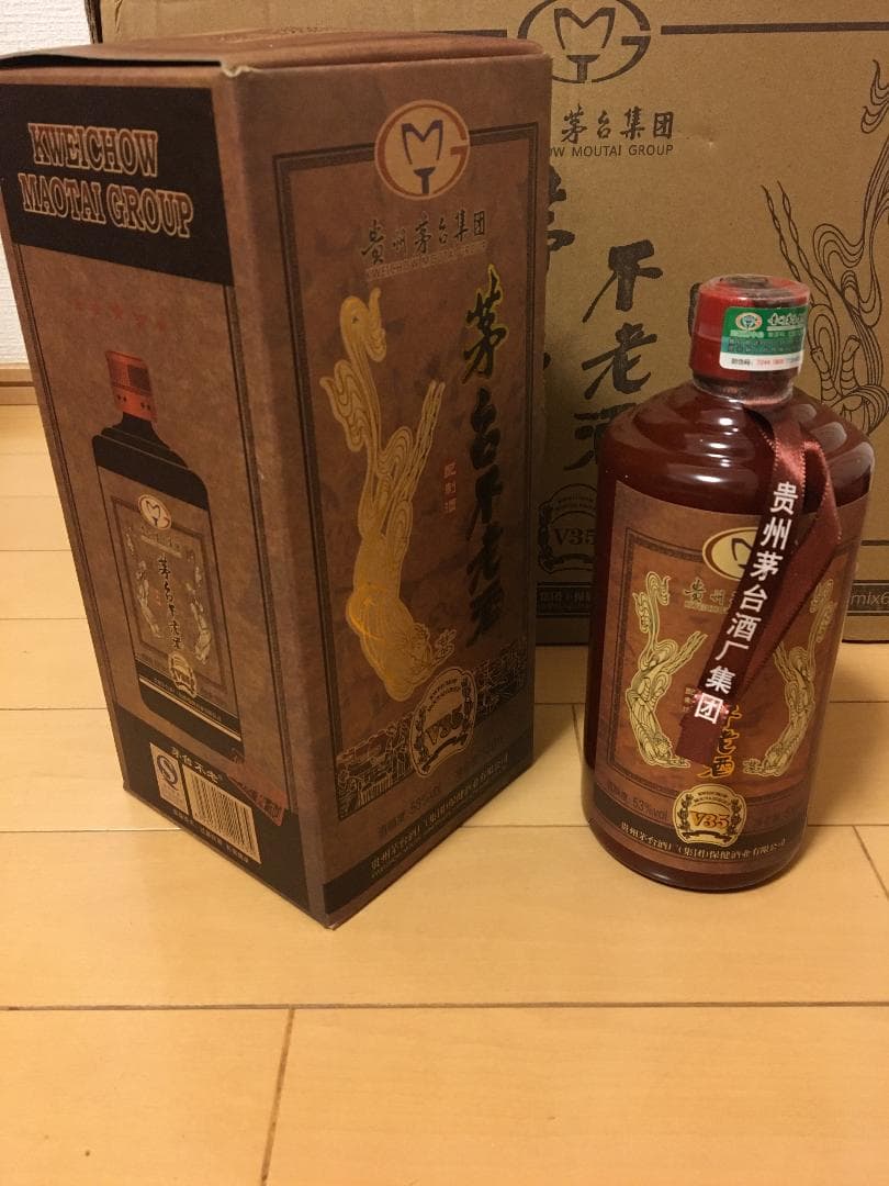 N)貴州茅台集団2016年制茅台不老酒 醤香型白酒53%500ml*6本