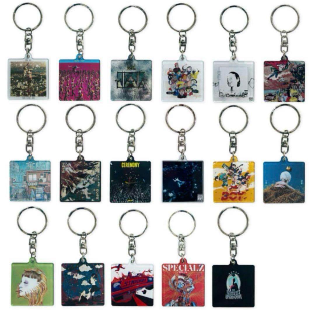 King Gnu CDジャケット アクリルキーチェーン　全17種 コンプセット