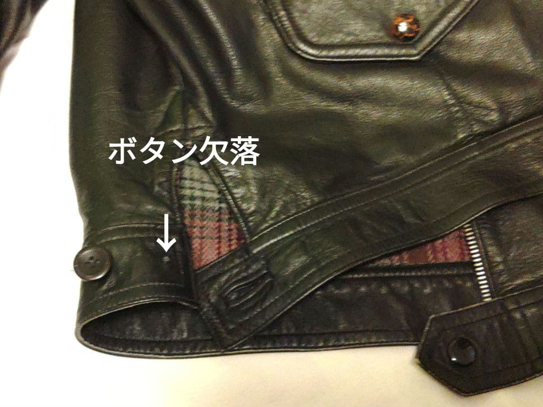 黒 革ジャケット②