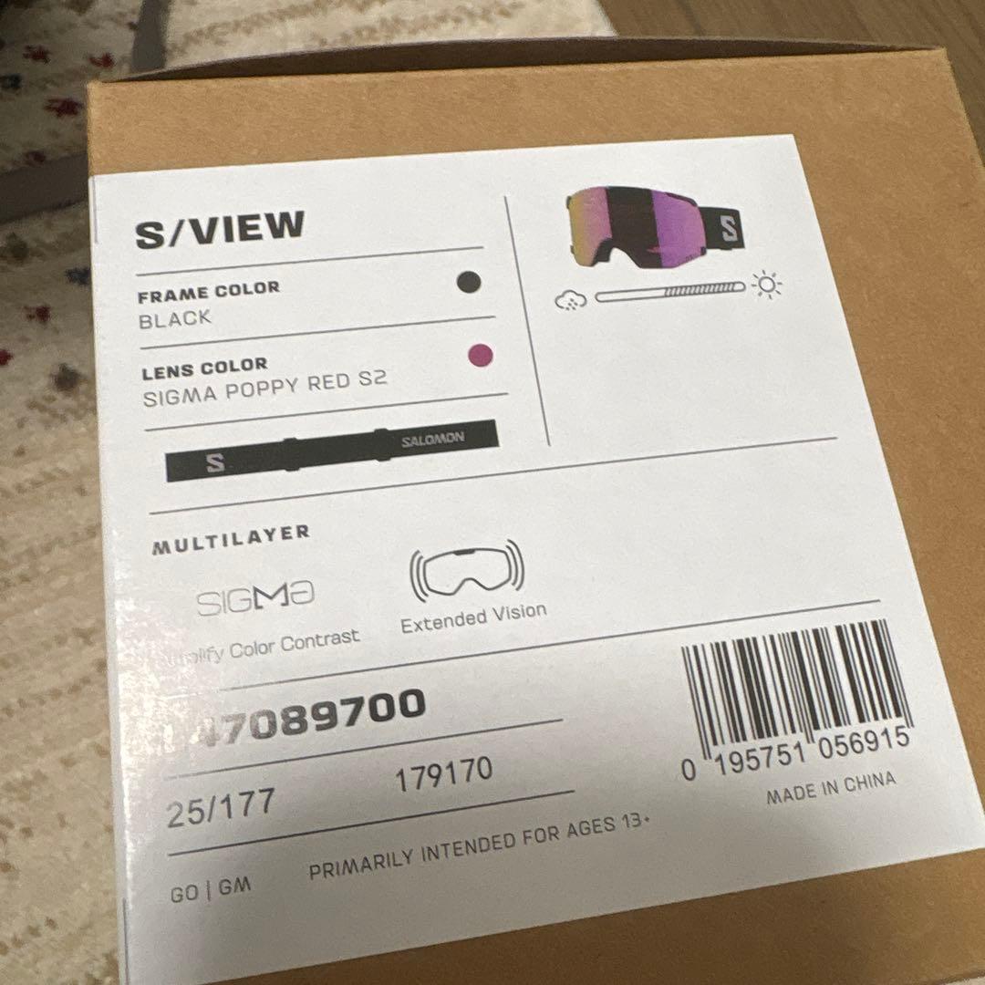 サロモン　SALOMON SIGMG ゴーグル
