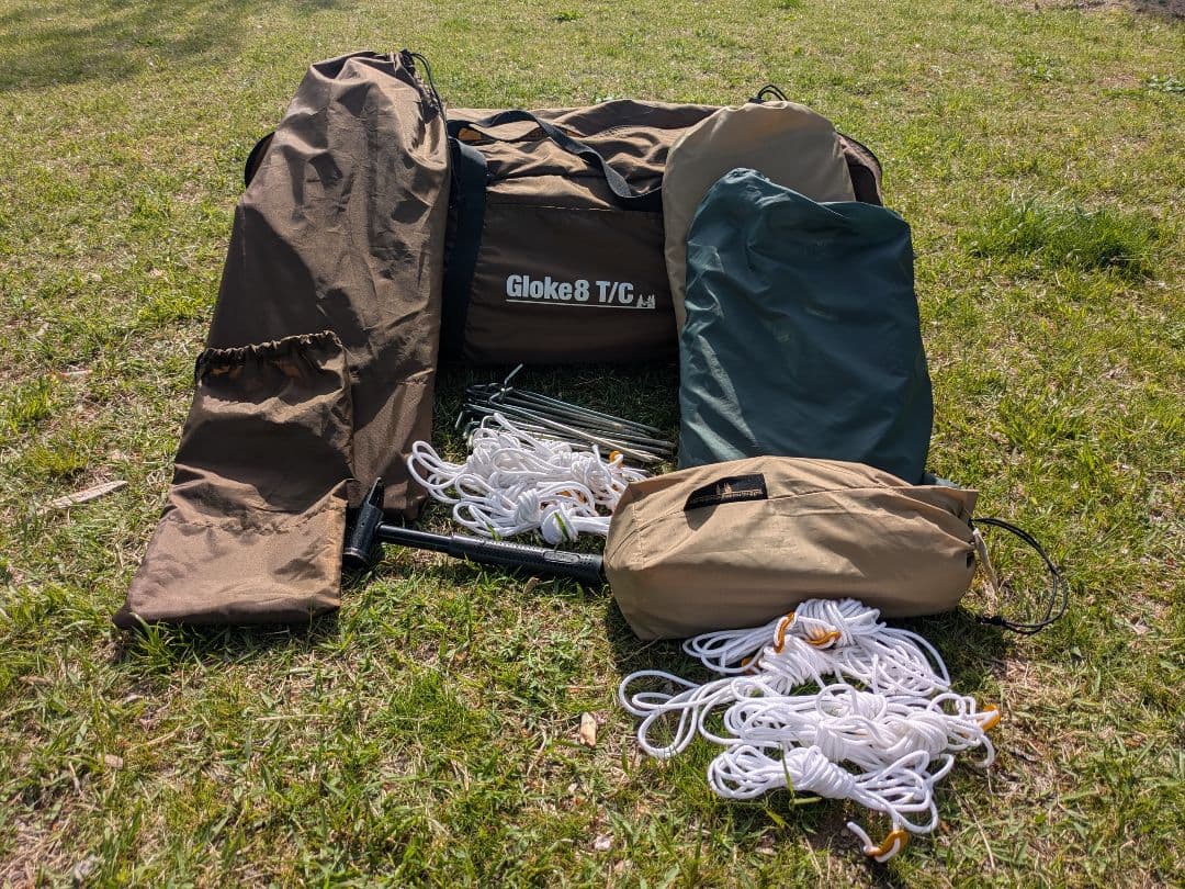 ogawa グロッケ8tc、タープを含むセット販売