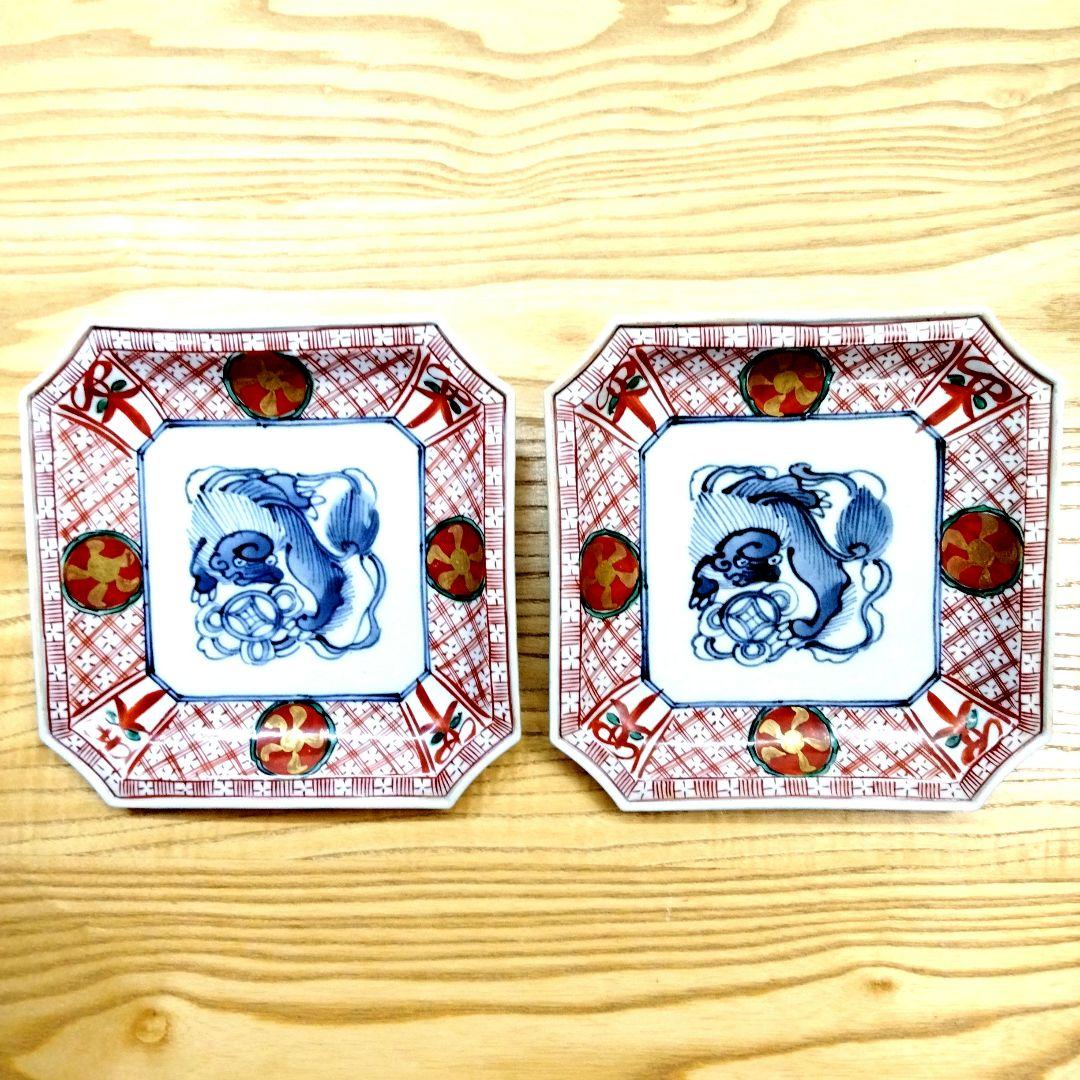 ☆ 須田菁華 九谷焼 赤絵皿