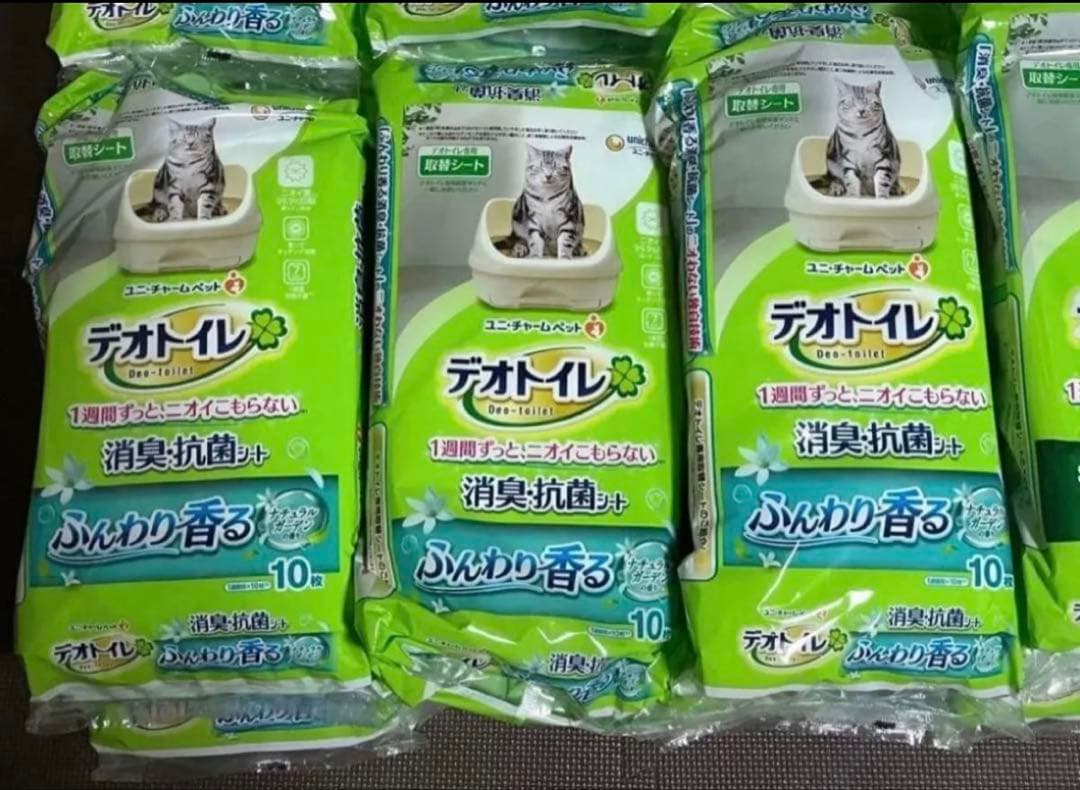 猫トイレ デオトイレ 消臭・抗菌シート ユニチャーム トイレシート 猫