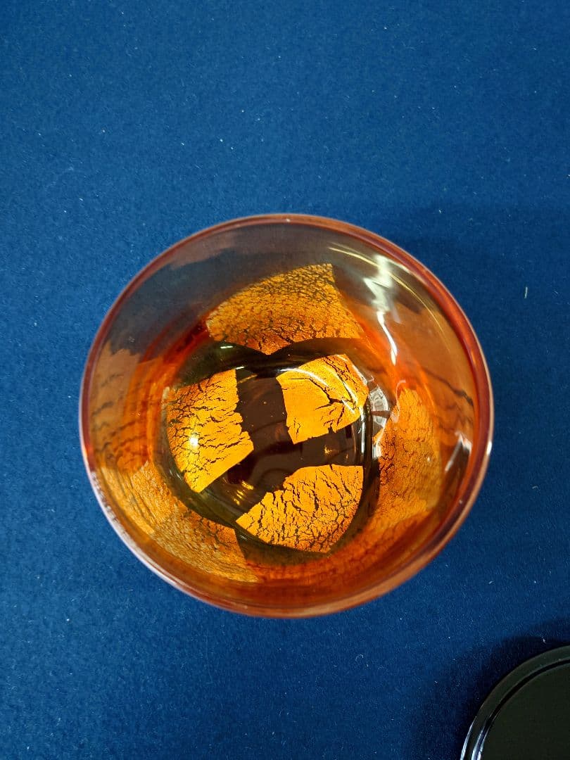 ギヤマン水指　木箱入り