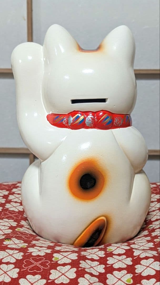 【7号左手】福招き 招き猫【常滑焼】