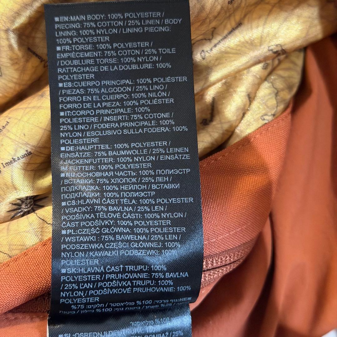 バートン WZ ZEALOUS PT/151051 ビブパンツ タグ付 オレンジ